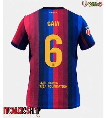 Barcelona Paez Gavi #6 Prima Maglia 2026-27 Manica Corta Barcelona Paez Gavi #6 Prima Maglia 2026-27 Manica Corta